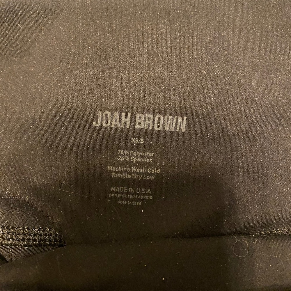 Joah Brown XS/S Second Skin Leggings, Black